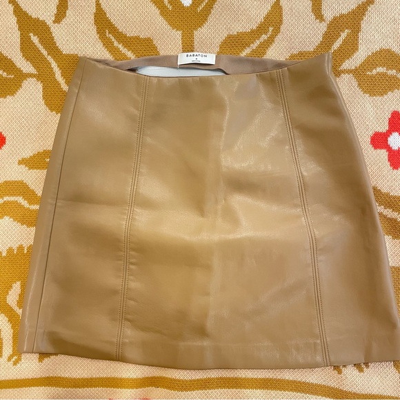 Aritzia Skirts Aritzia Babaton Faux Leather Skirt Poshmark